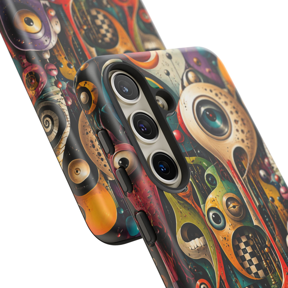 Surreal Monster Art Phone Case — Colorful Abstract Creature Design