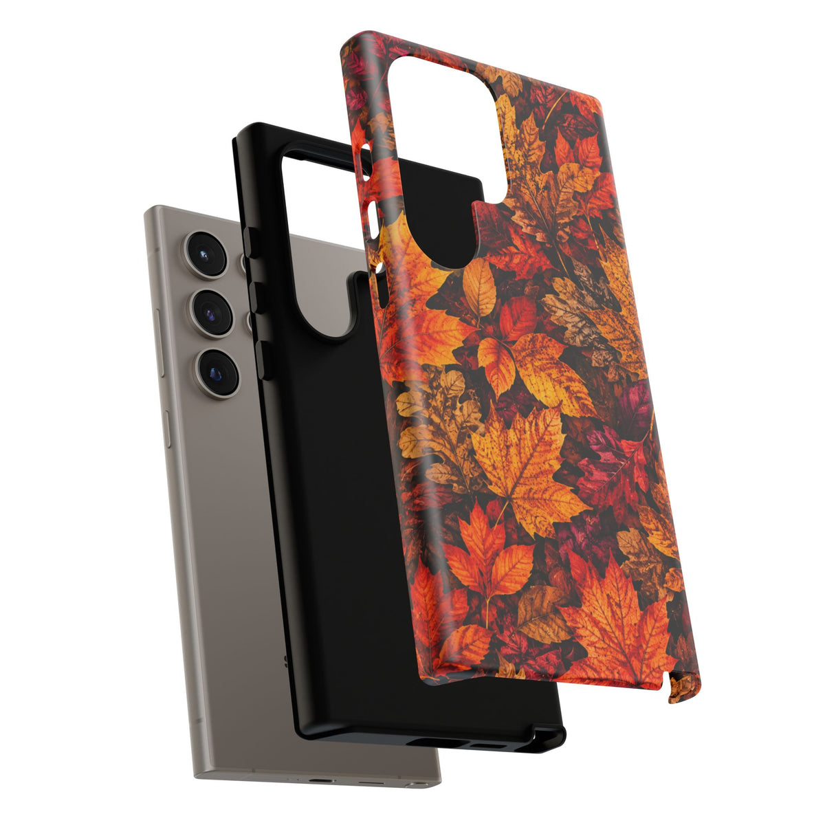 Autumn Leaves Tough Phone Case — Fall Foliage Protective Cover