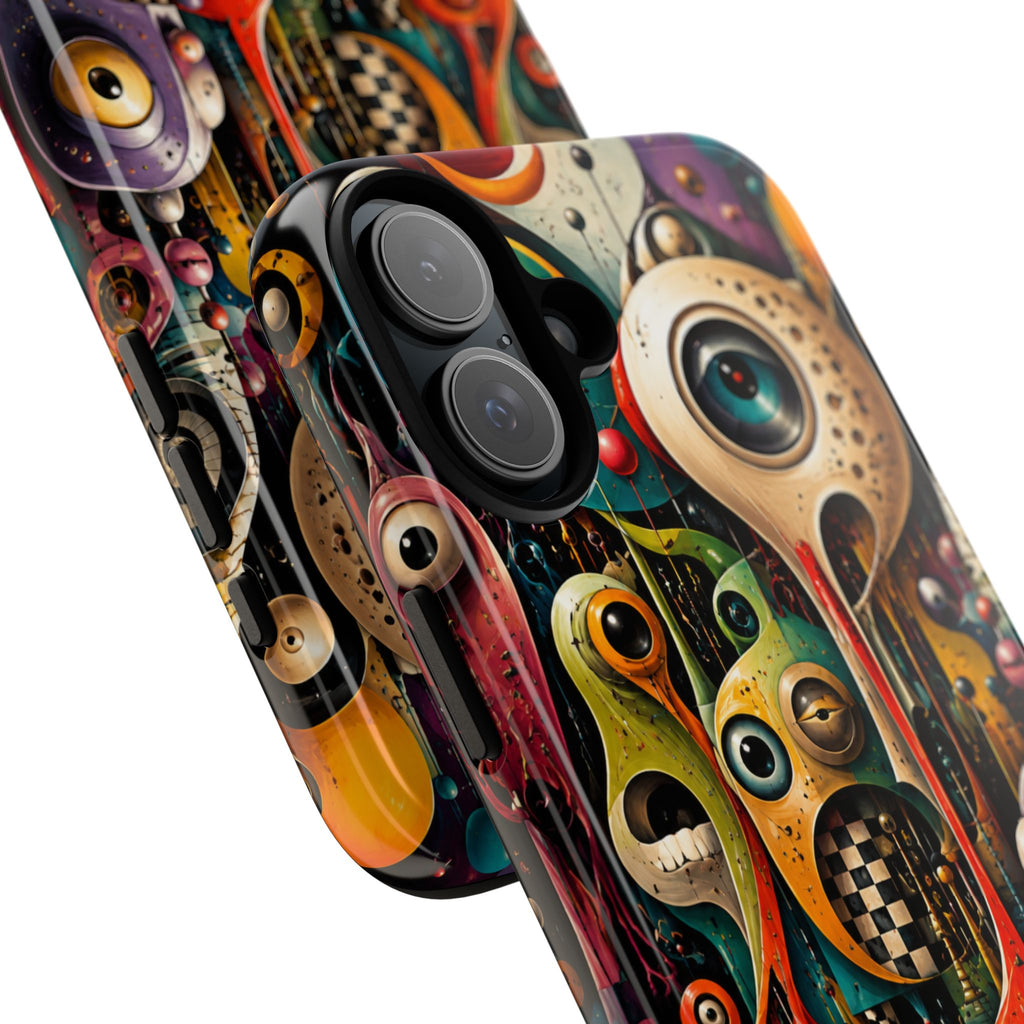 Surreal Monster Art Phone Case — Colorful Abstract Creature Design