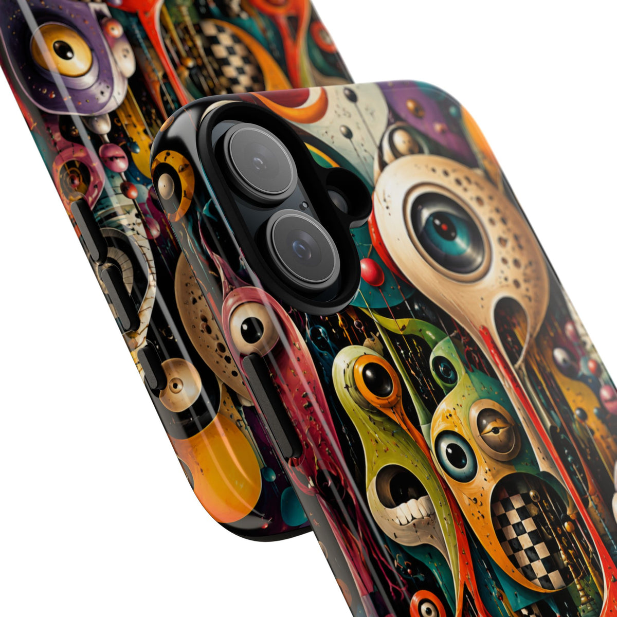 Surreal Monster Art Phone Case — Colorful Abstract Creature Design