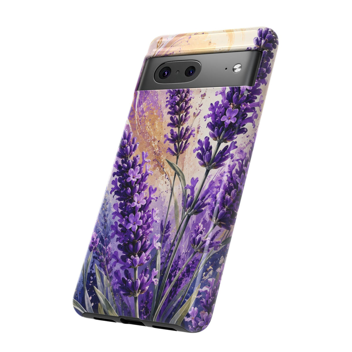 Lavender Bouquet Tough Phone Case — Protective Floral iPhone Case
