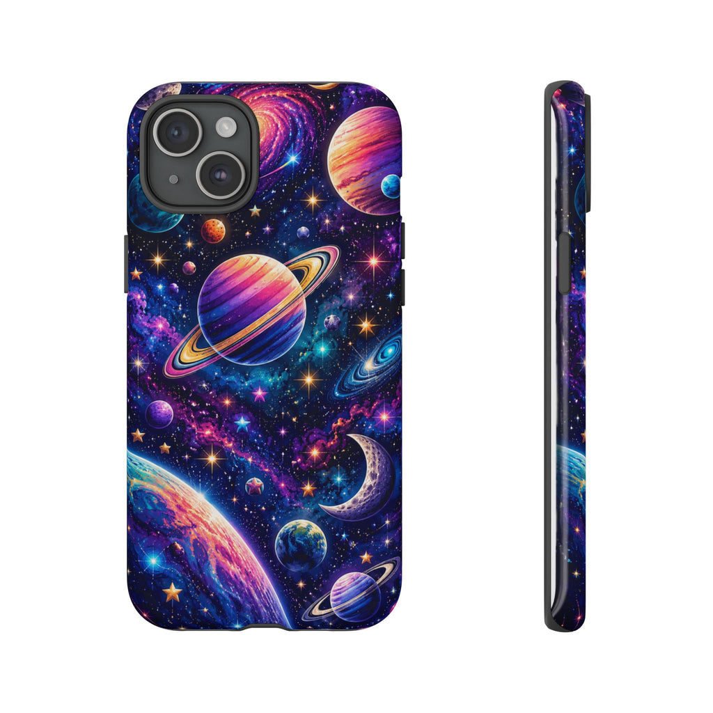 Colorful Galaxy Planets phone case | Tough Case