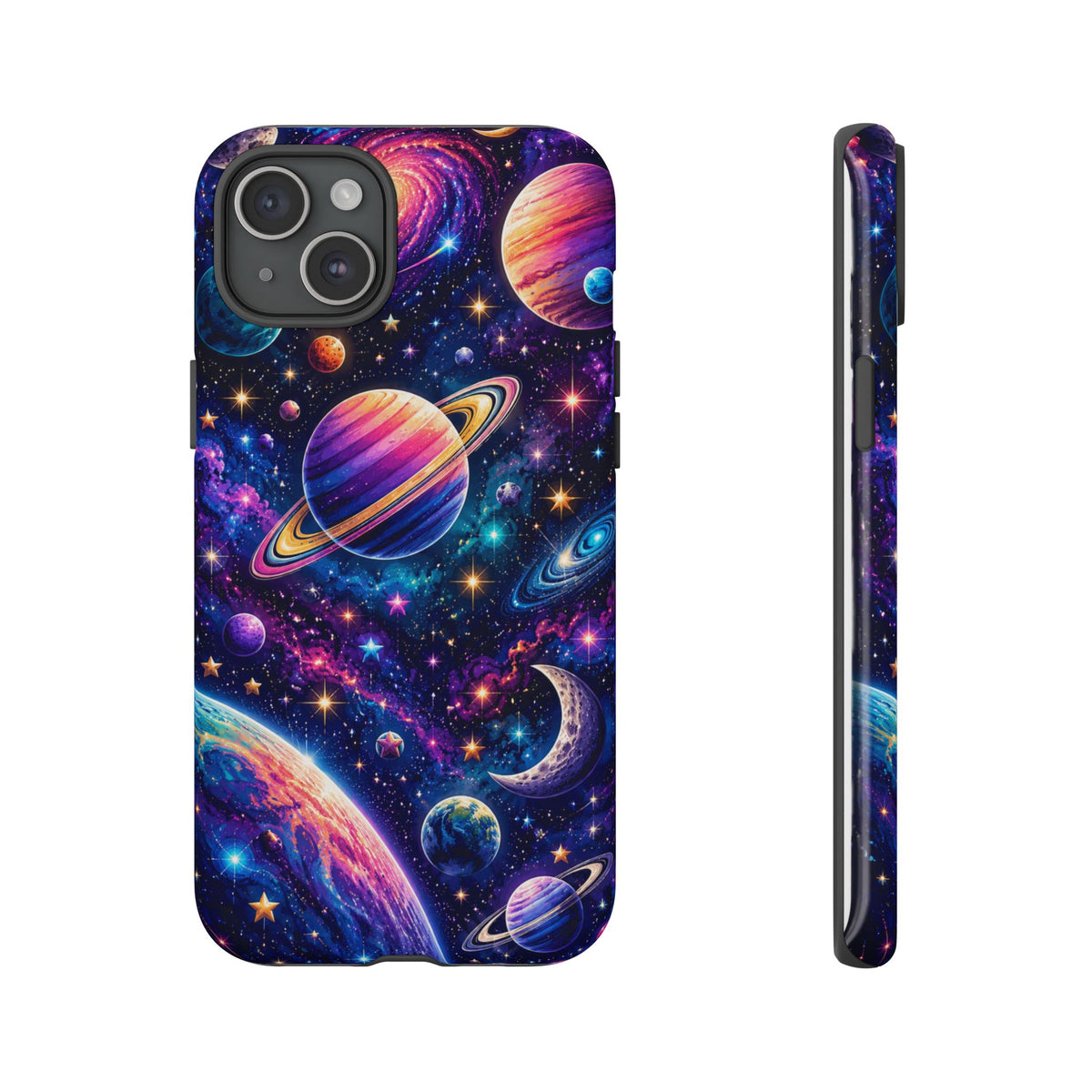 Colorful Galaxy Planets phone case | Tough Case