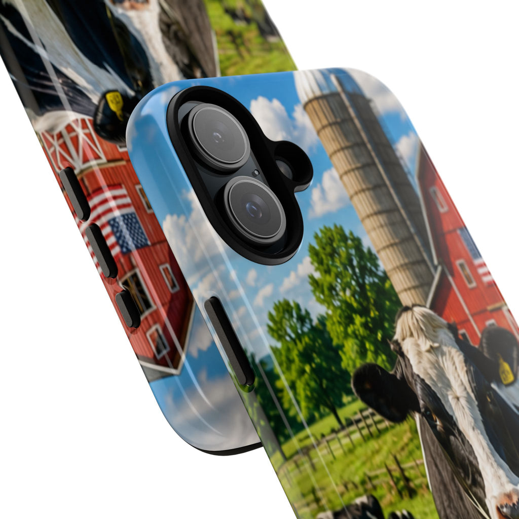 Cow Farm Phone Case — Rustic Barnyard iPhone Cover
