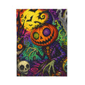 Psychedelic Pumpkin Halloween Velveteen Plush Blanket