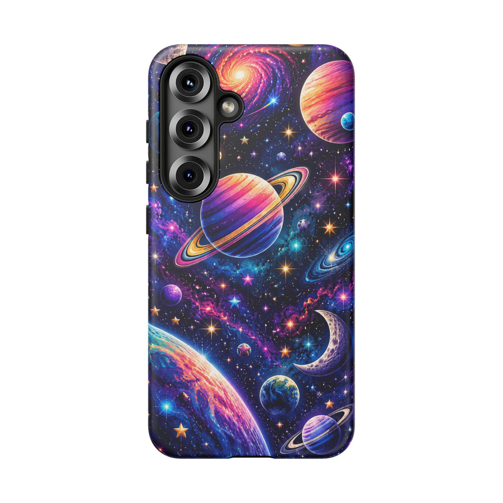 Colorful Galaxy Planets phone case | Tough Case