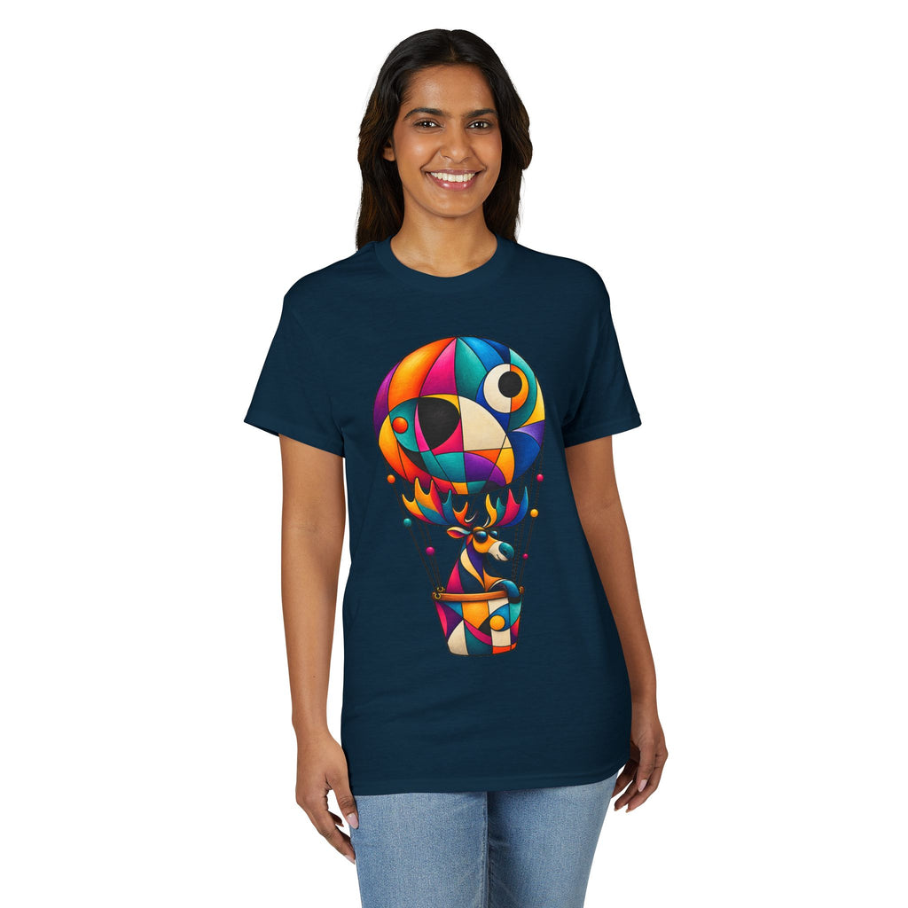Colorful Geometric Hot Air Balloon T-Shirt