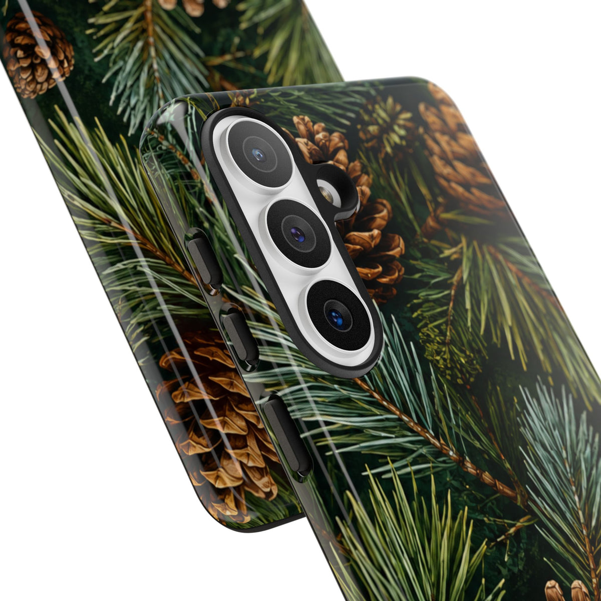 Pinecone Pines Phone Case — Festive Evergreen iPhone Cover