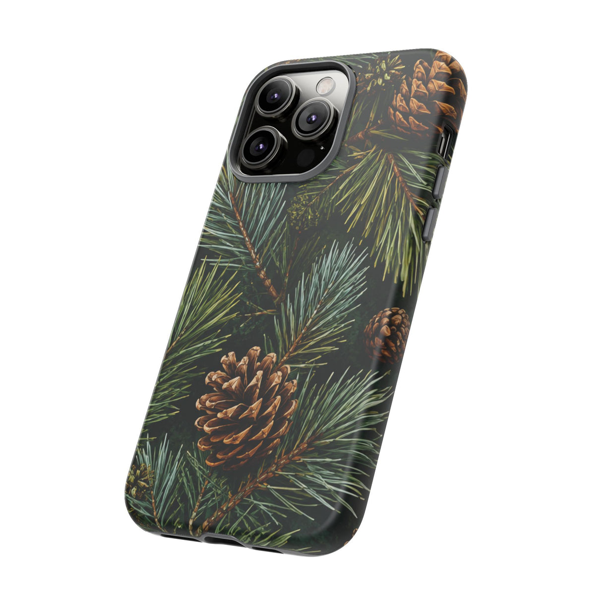 Pinecone Pines Phone Case — Festive Evergreen iPhone Cover