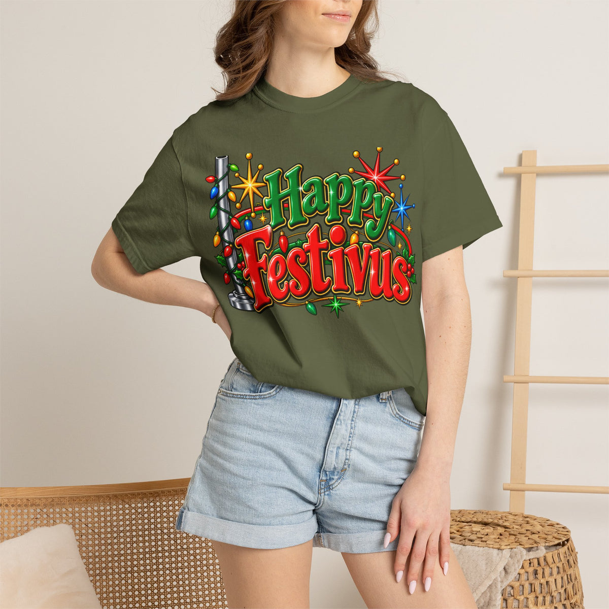 Festivus T-Shirt — "Happy Festivus" Holiday Graphic Tee