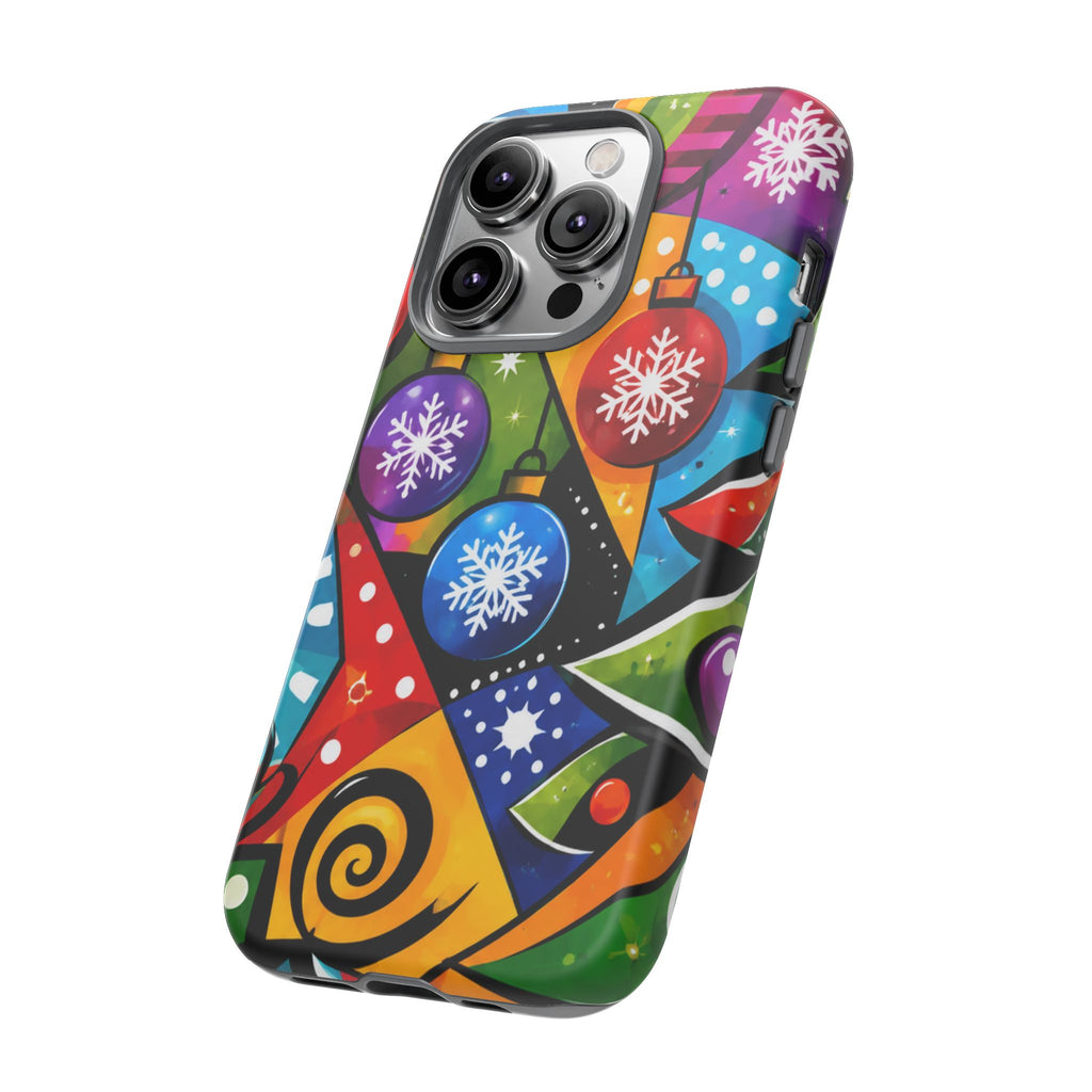 Holiday Ornament Phone Case — Colorful Festive Christmas Design