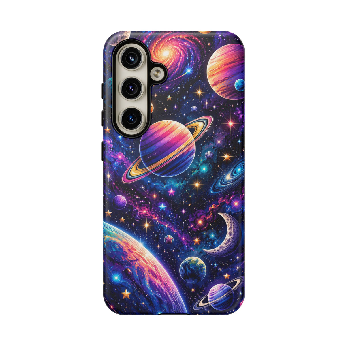 Colorful Galaxy Planets phone case | Tough Case