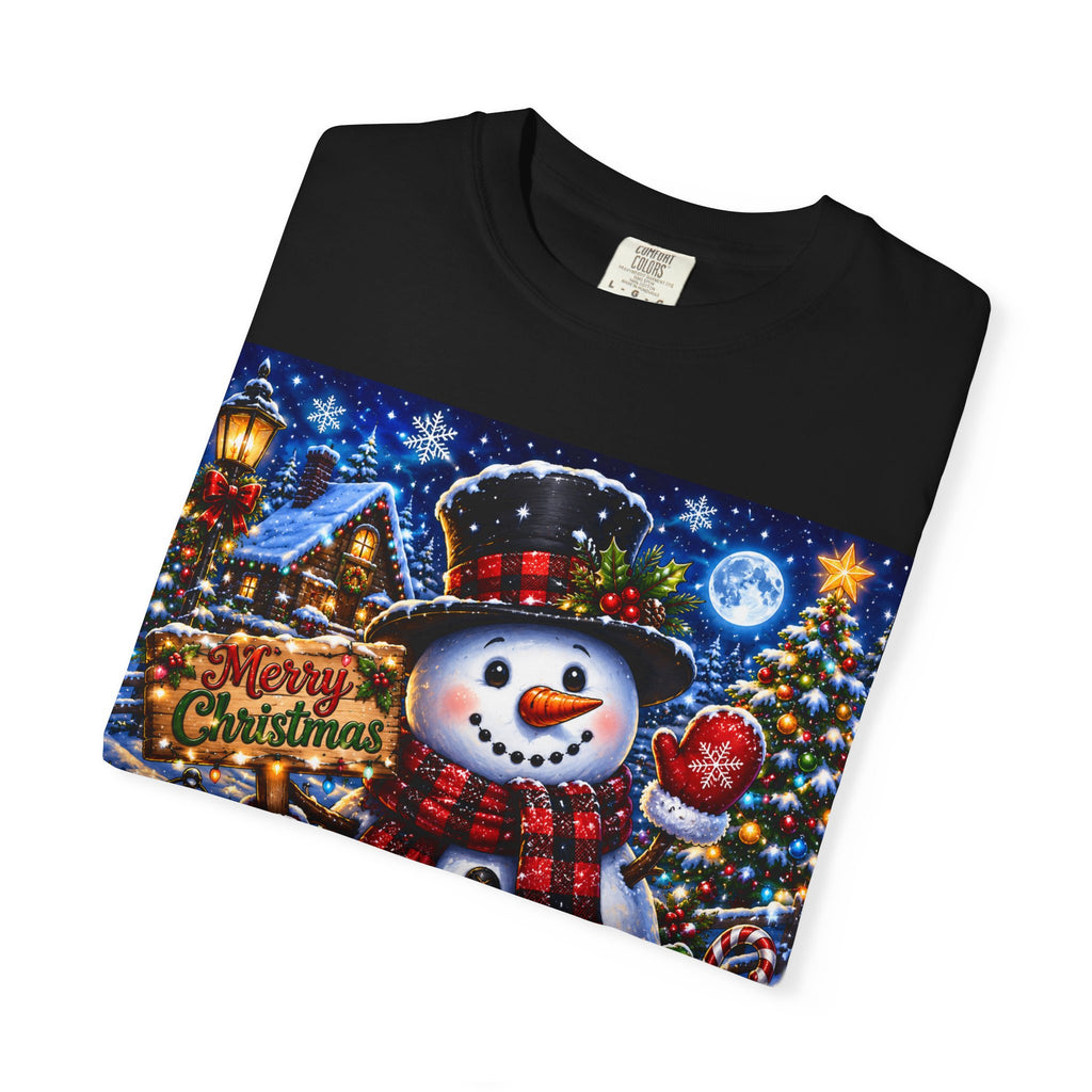 Christmas Snowman T-Shirt — Merry Christmas Holiday Graphic Tee