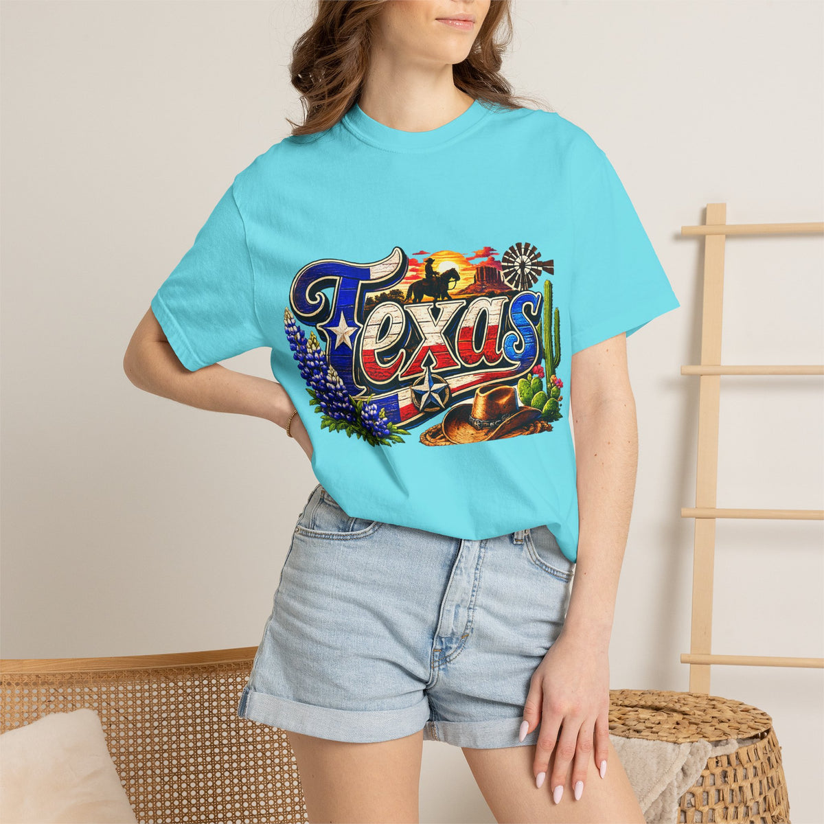 Texas Vintage Postcard T-Shirt | Lone Star State Roadtrip