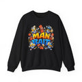 Man Bait Graphic Sweatshirt – Funny Retro Snack Cartoon Crewneck