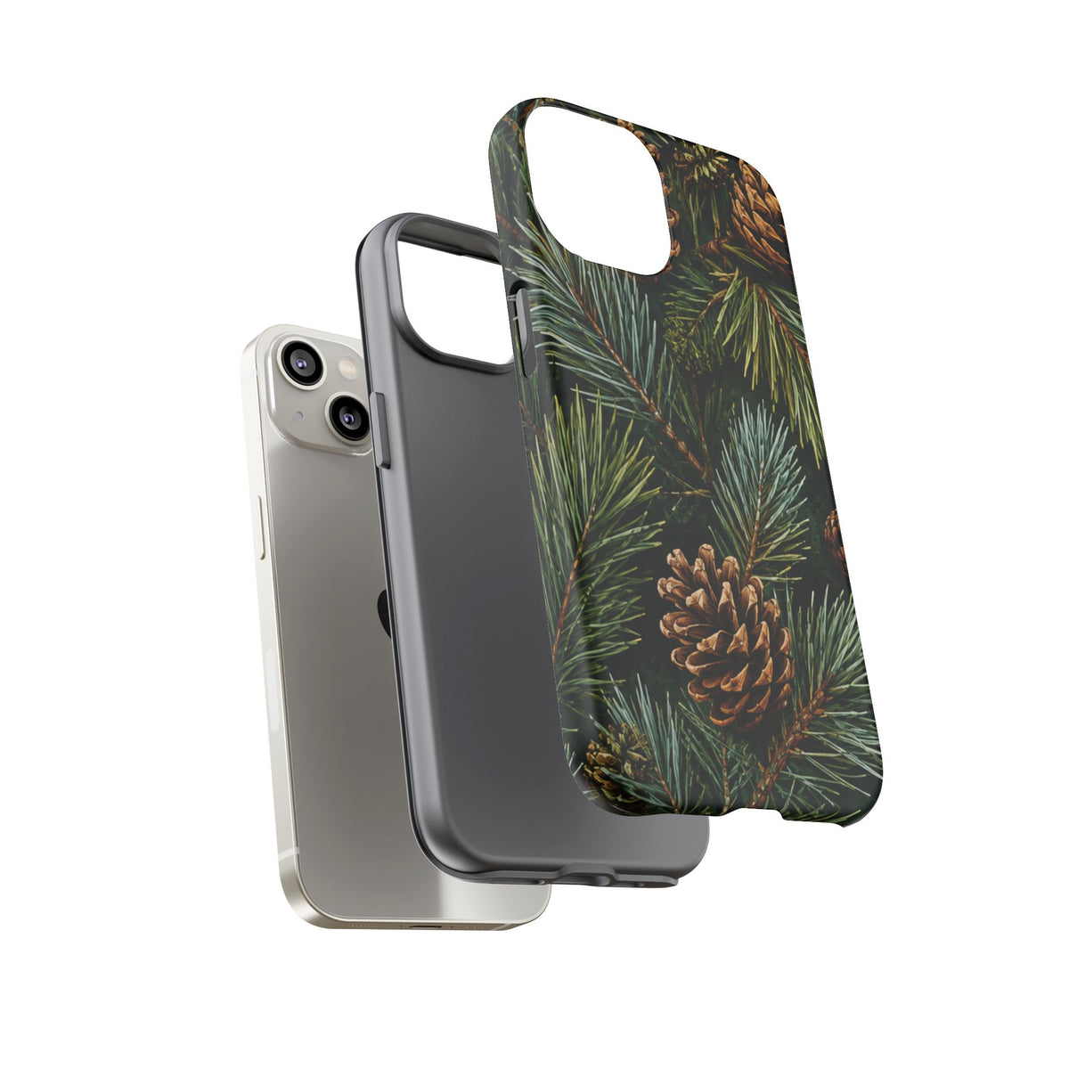 Pinecone Pines Phone Case — Festive Evergreen iPhone Cover