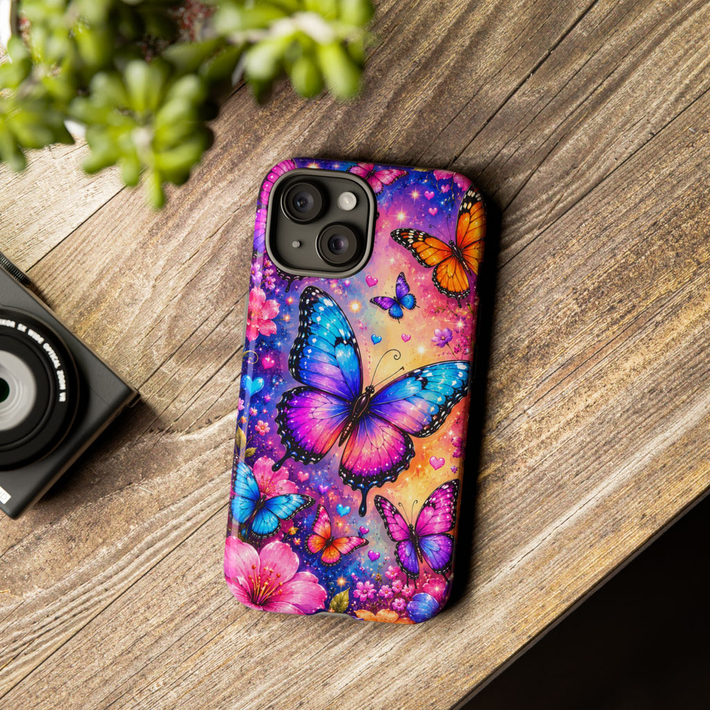 Colorful Butterfly Pattern Phone Case | Tough Cases