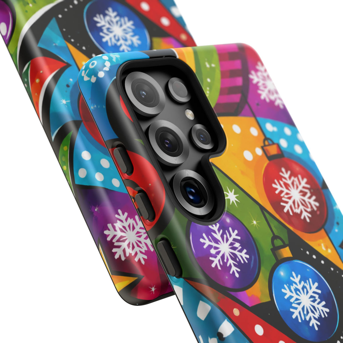 Holiday Ornament Phone Case — Colorful Festive Christmas Design