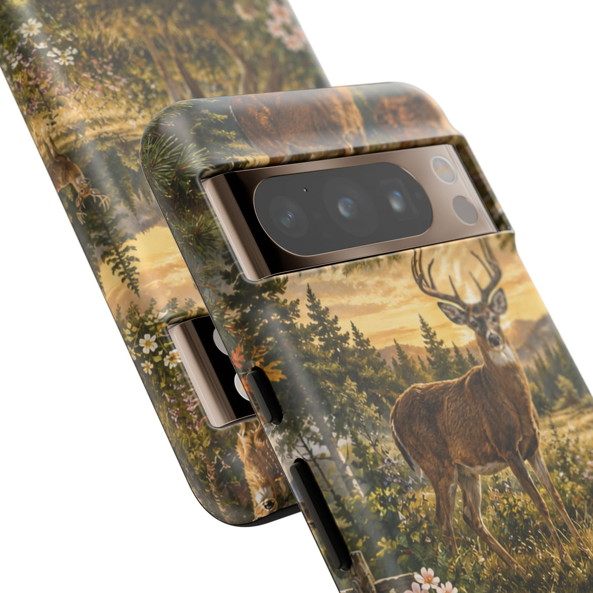 Deer Forest Phone Case — Woodland Bucks Nature iPhone Cover