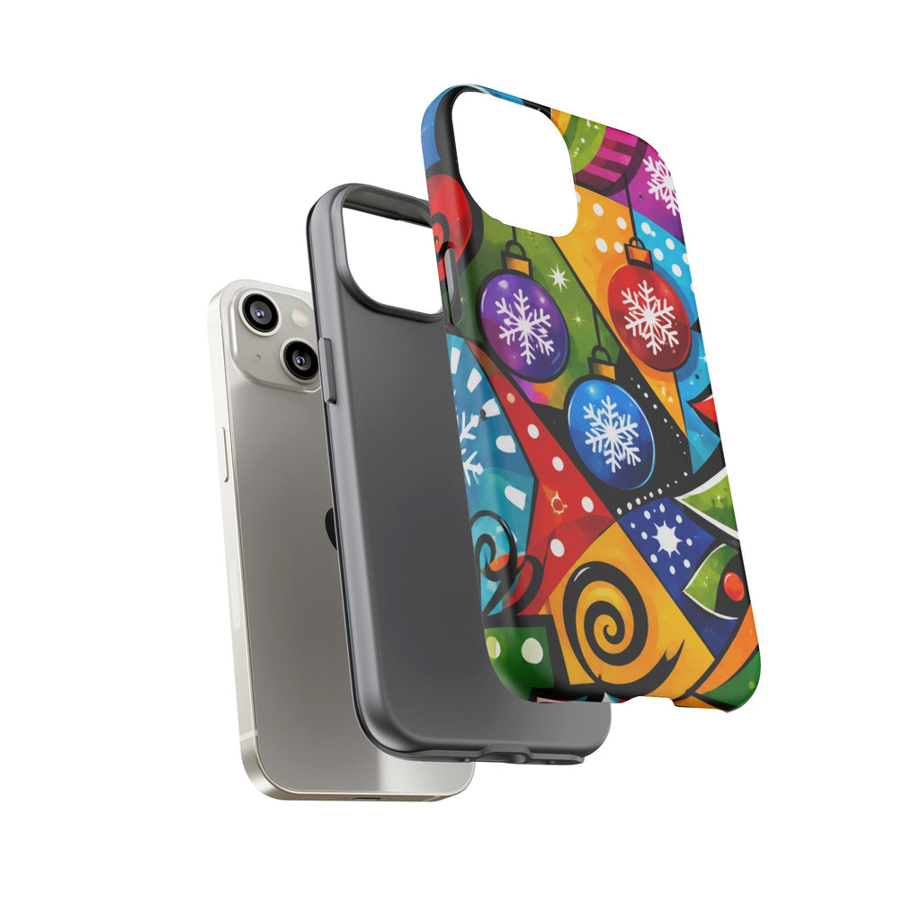 Holiday Ornament Phone Case — Colorful Festive Christmas Design