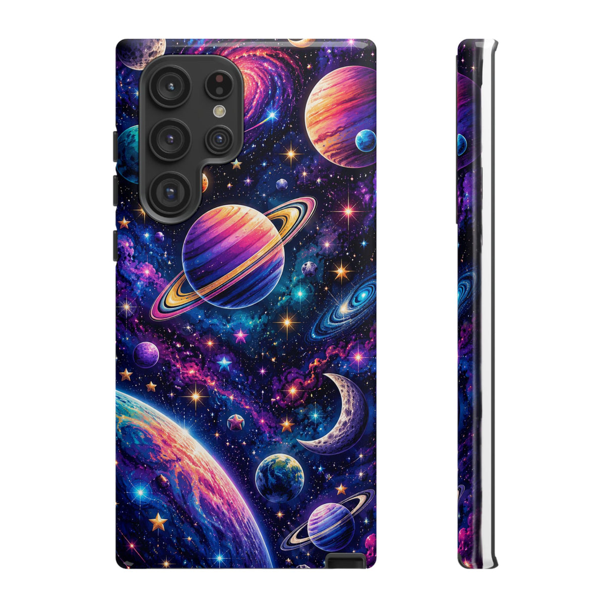 Colorful Galaxy Planets phone case | Tough Case