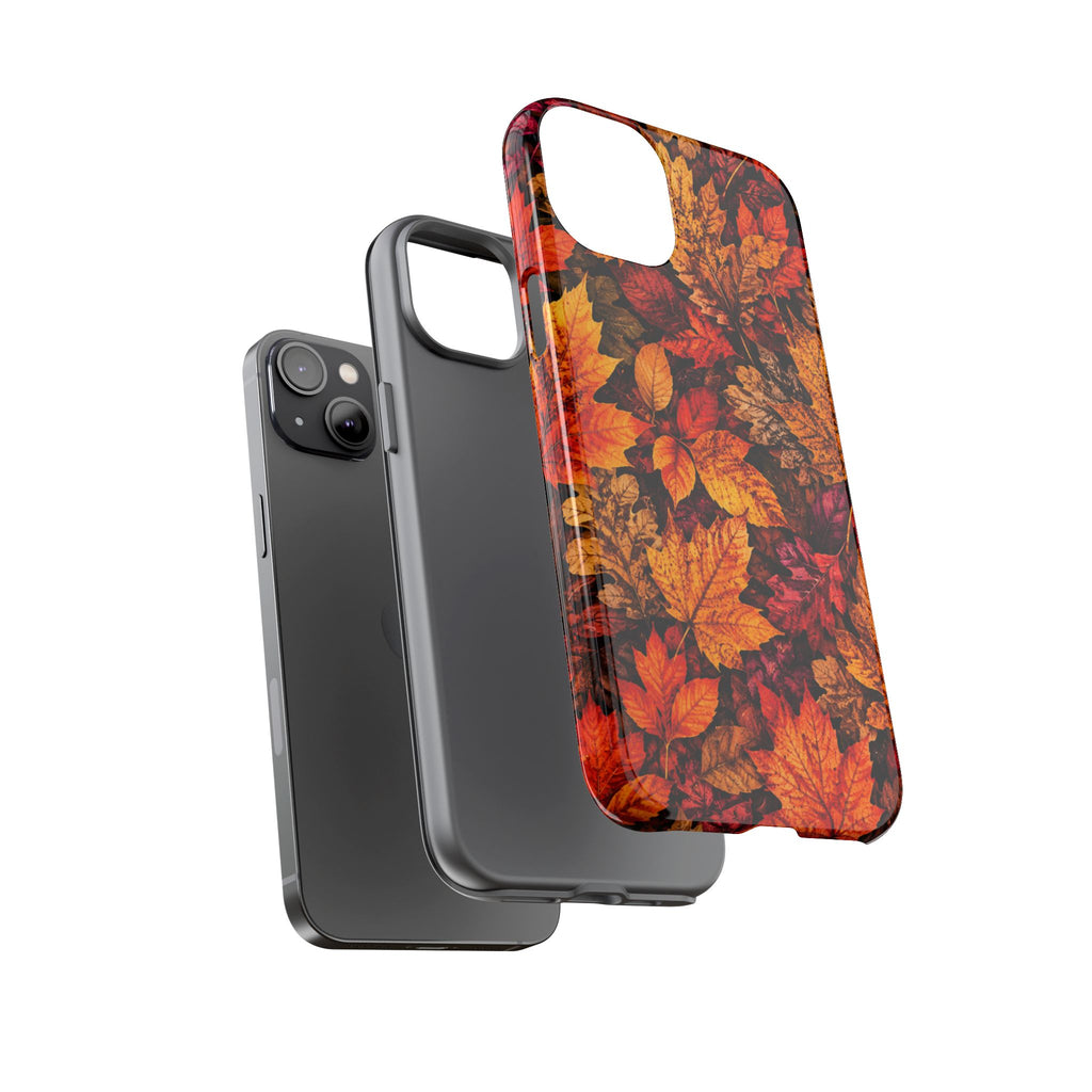 Autumn Leaves Tough Phone Case — Fall Foliage Protective Cover