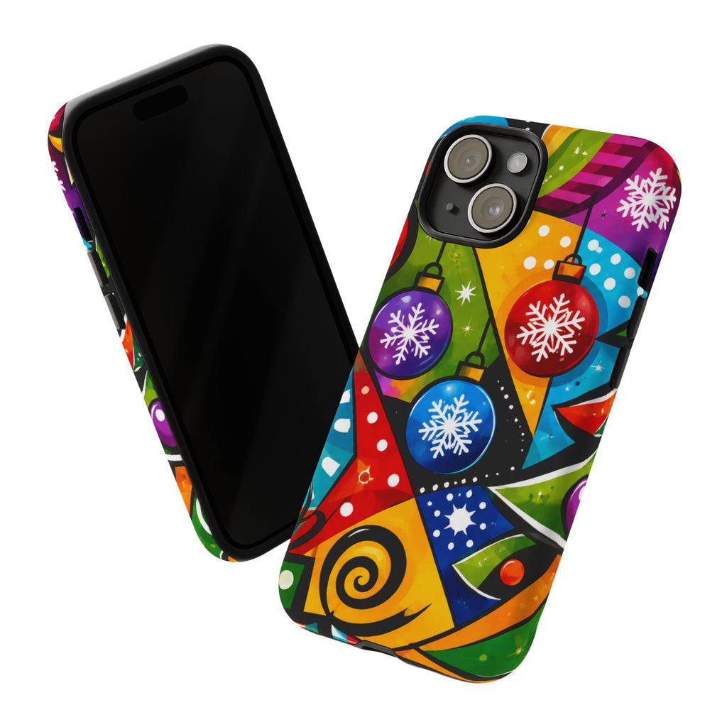 Holiday Ornament Phone Case — Colorful Festive Christmas Design