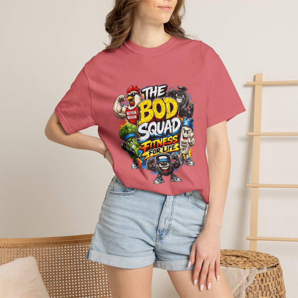 The Bod Squad Fitness For Life T-Shirt | Cartoon Gym Characters