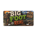 Bigfoot Is Real vanity plate | Sasquatch license tag