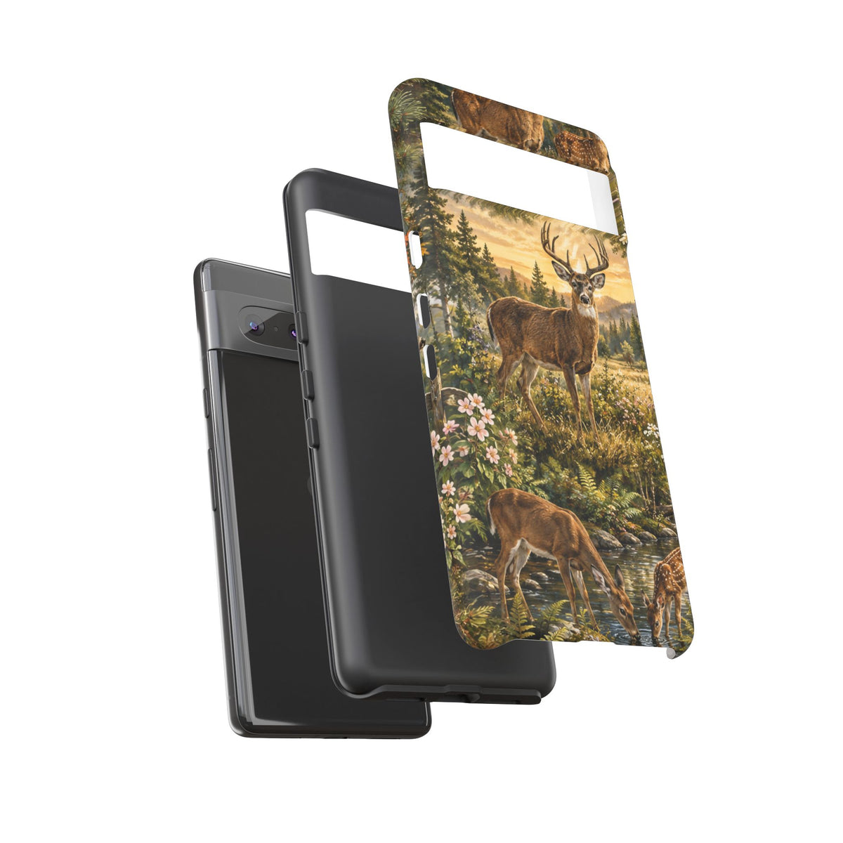Deer Forest Phone Case — Woodland Bucks Nature iPhone Cover