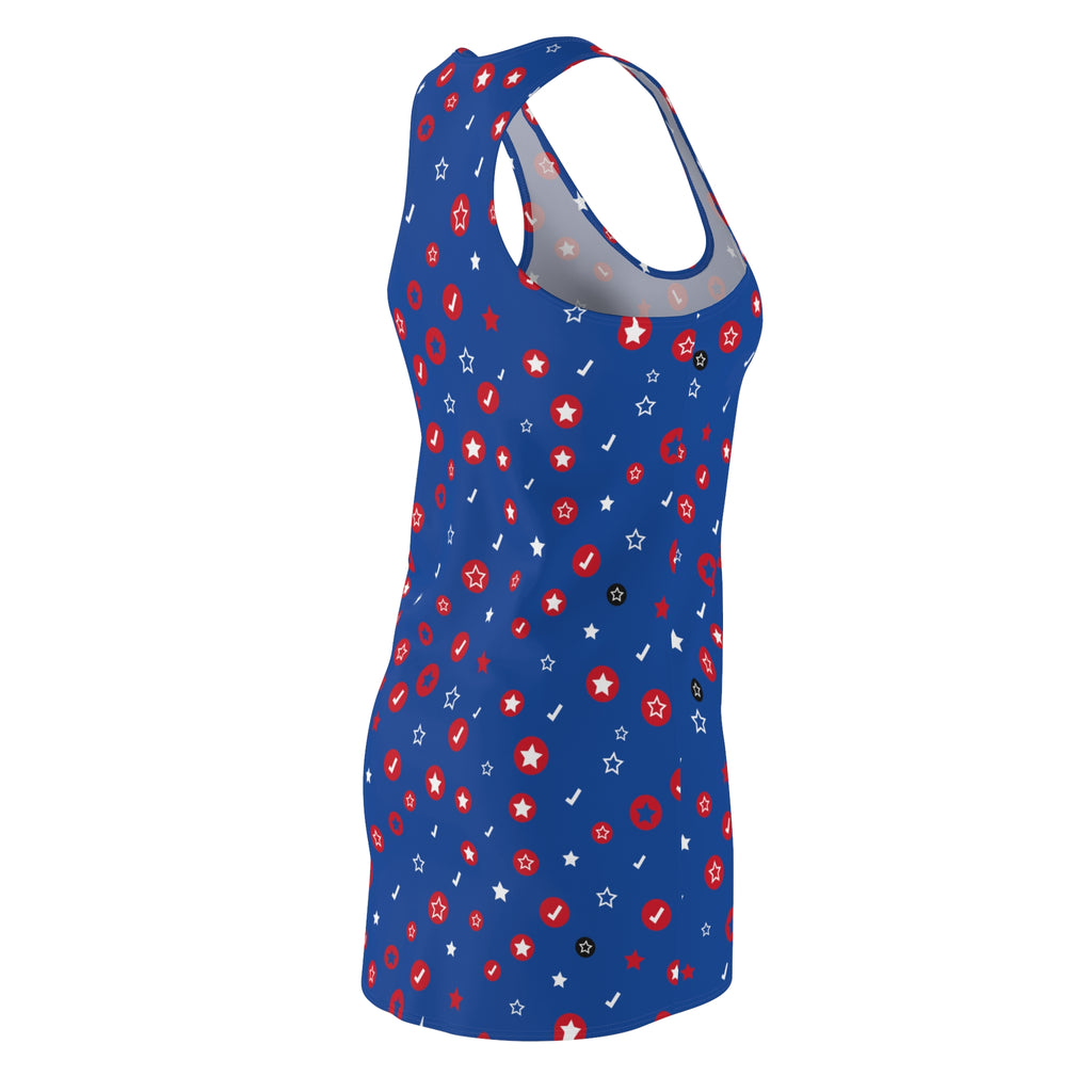 Patriotic Starburst Dress | Racerback