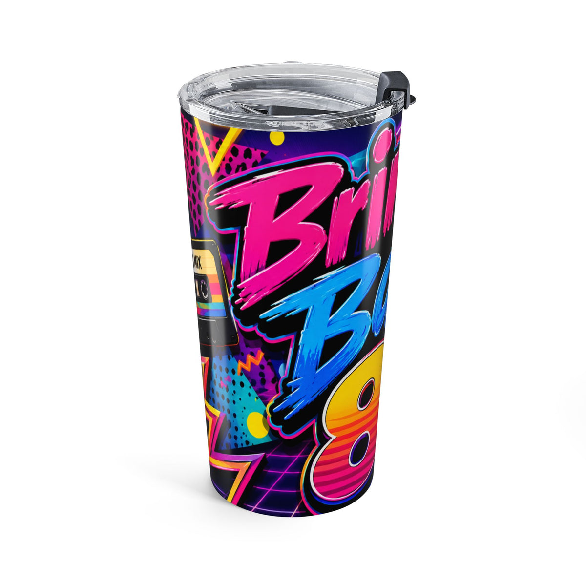 Bring Back the 80s Tumbler | Retro Neon 20oz