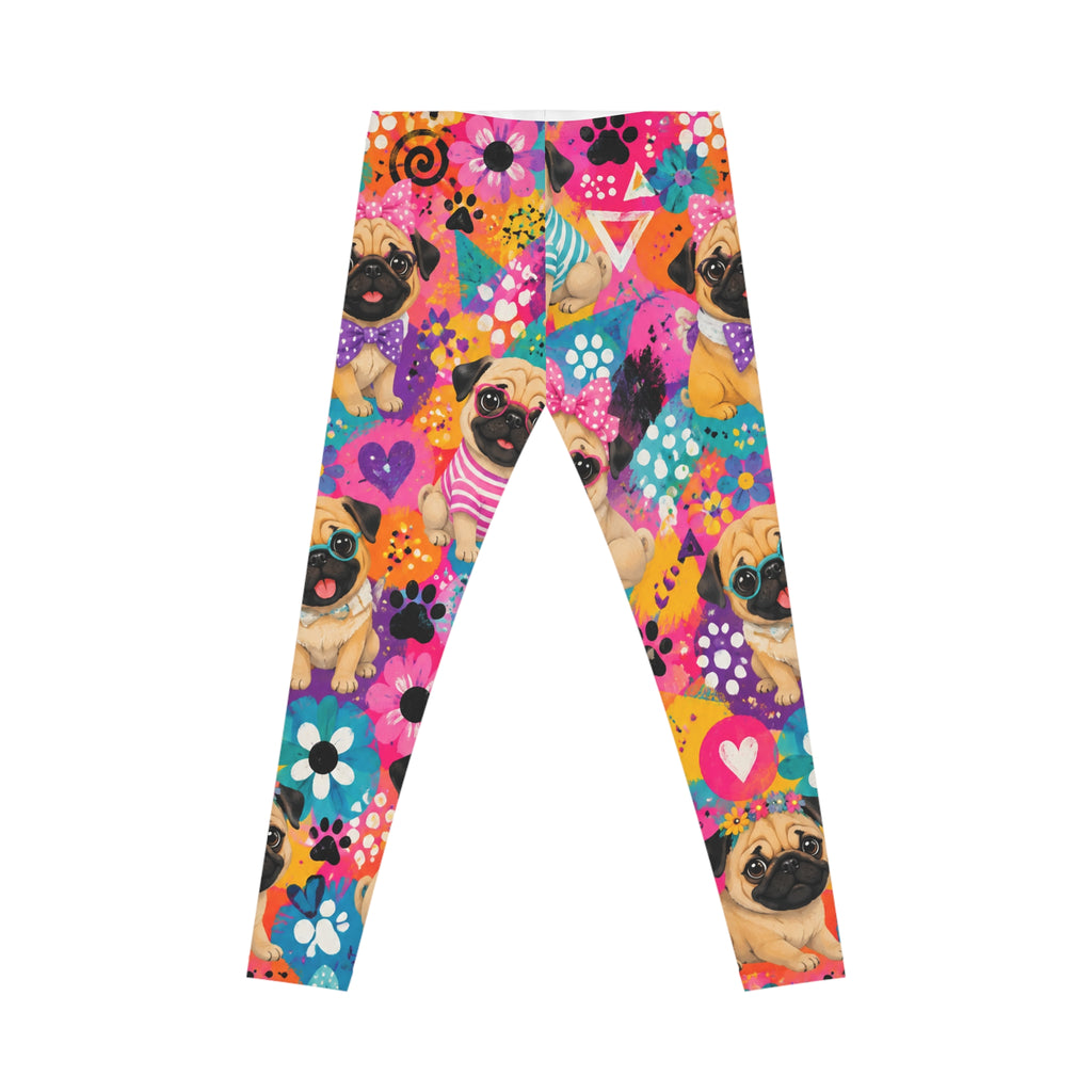 Pug Party All-Over-Print Women's Leggings