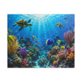 Underwater Reef Jigsaw Puzzle — Sea Turtles & Tropical Fish (110–1014 pcs)