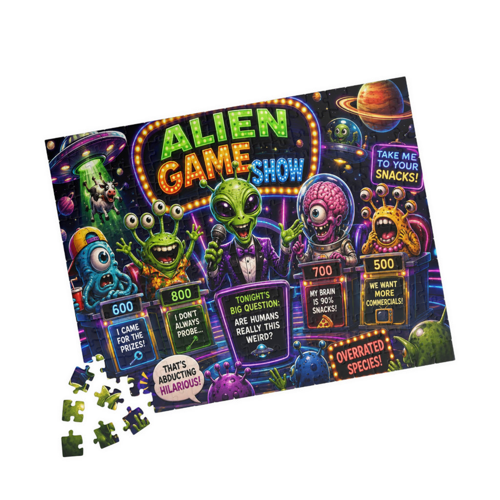 Alien Game Show puzzle | 520-piece jigsaw
