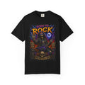 Born to Rock skeleton guitarist T-Shirt | Metal music tee