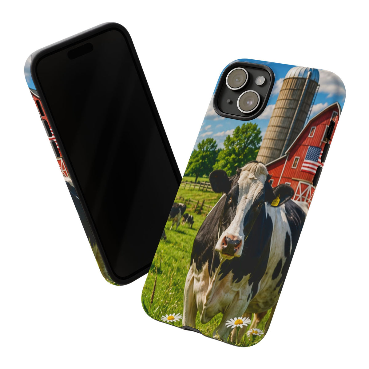 Cow Farm Phone Case — Rustic Barnyard iPhone Cover