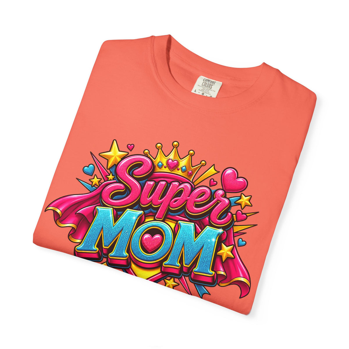 Super Mom T-Shirt — Colorful Comic-Style Mother's Day Tee