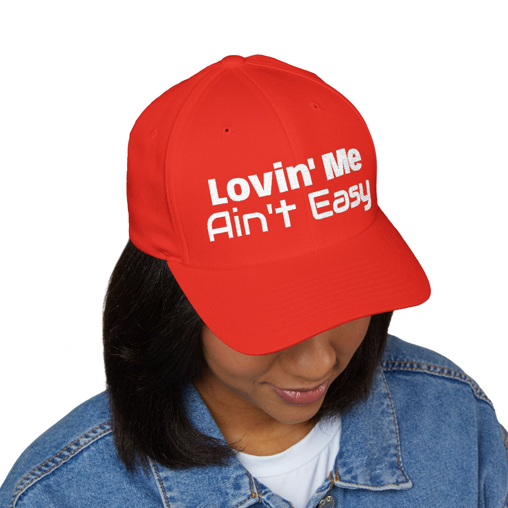 Lovin' Me Ain't Easy Embroidered Baseball Cap