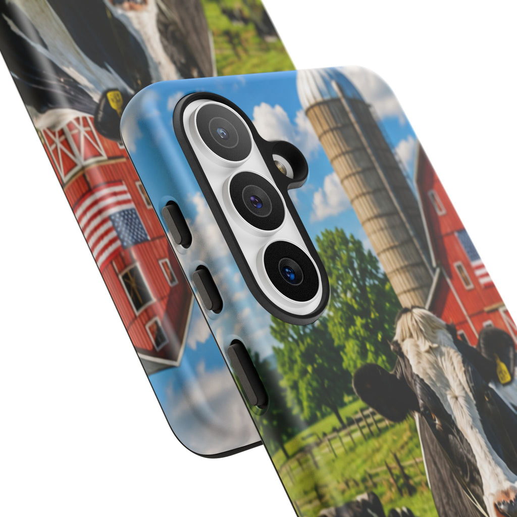 Cow Farm Phone Case — Rustic Barnyard iPhone Cover