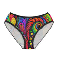 Women's Briefs — Psychedelic Rainbow Swirl All-Over Print