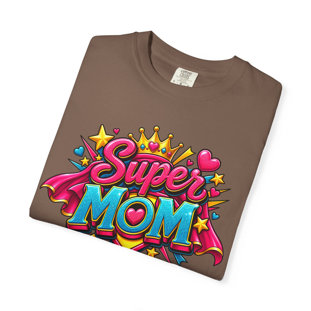 Super Mom T-Shirt — Colorful Comic-Style Mother's Day Tee