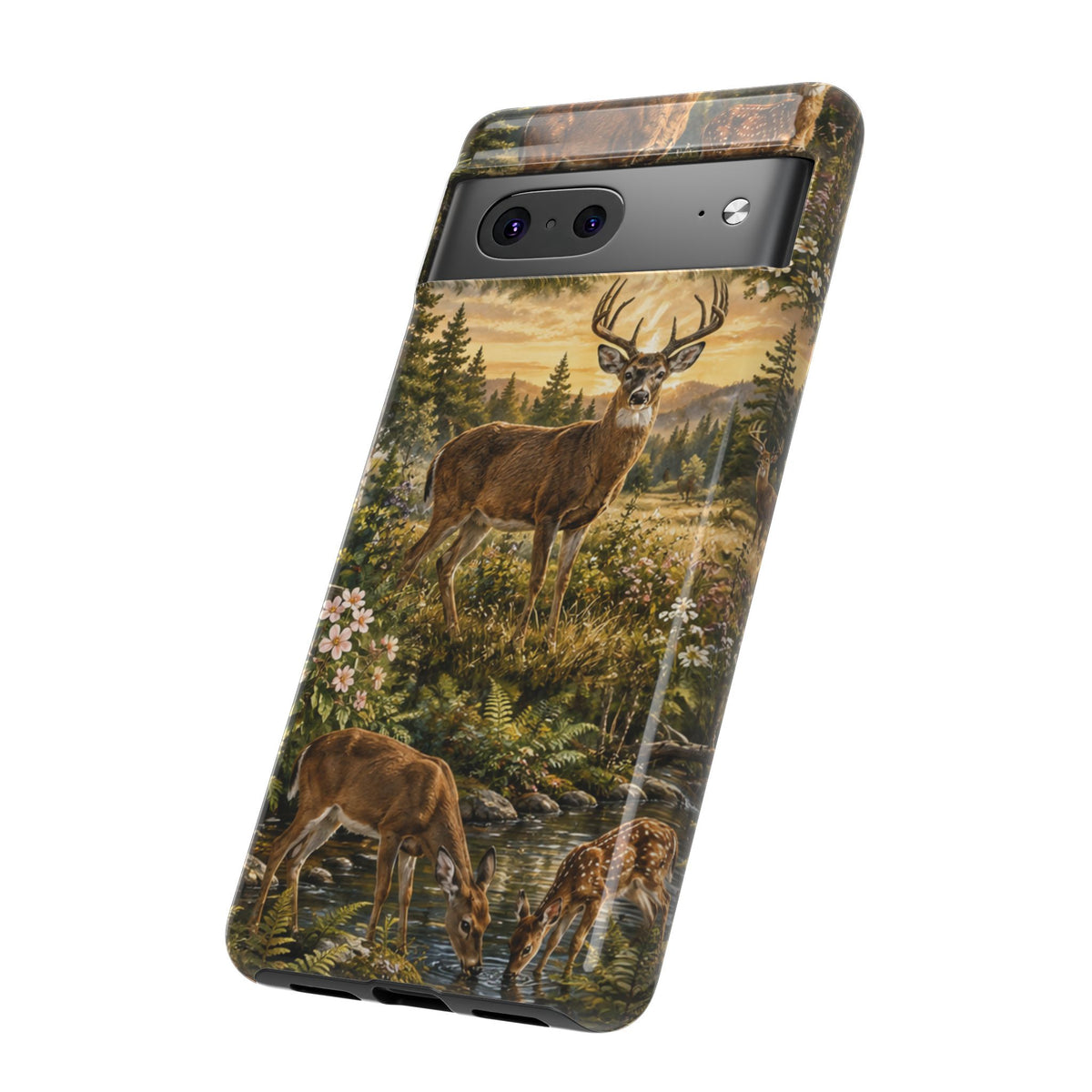 Deer Forest Phone Case — Woodland Bucks Nature iPhone Cover