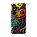 Halloween Pumpkin Skull Phone Case — Psychedelic Jack-o'-Lantern Tough Case