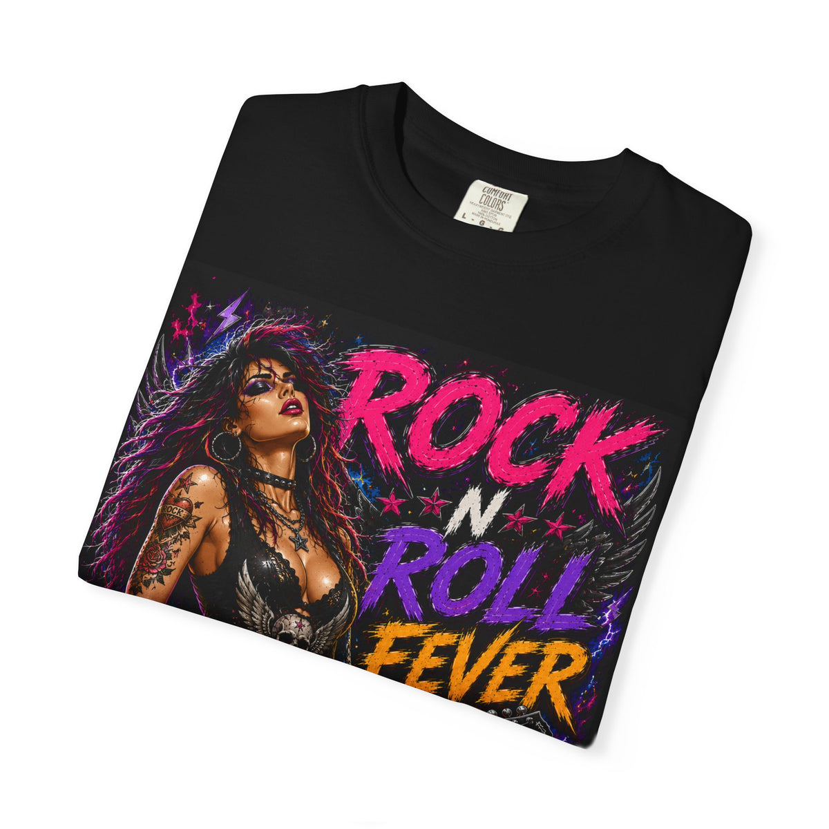 Rock N Roll Fever guitarist tee | T-Shirt