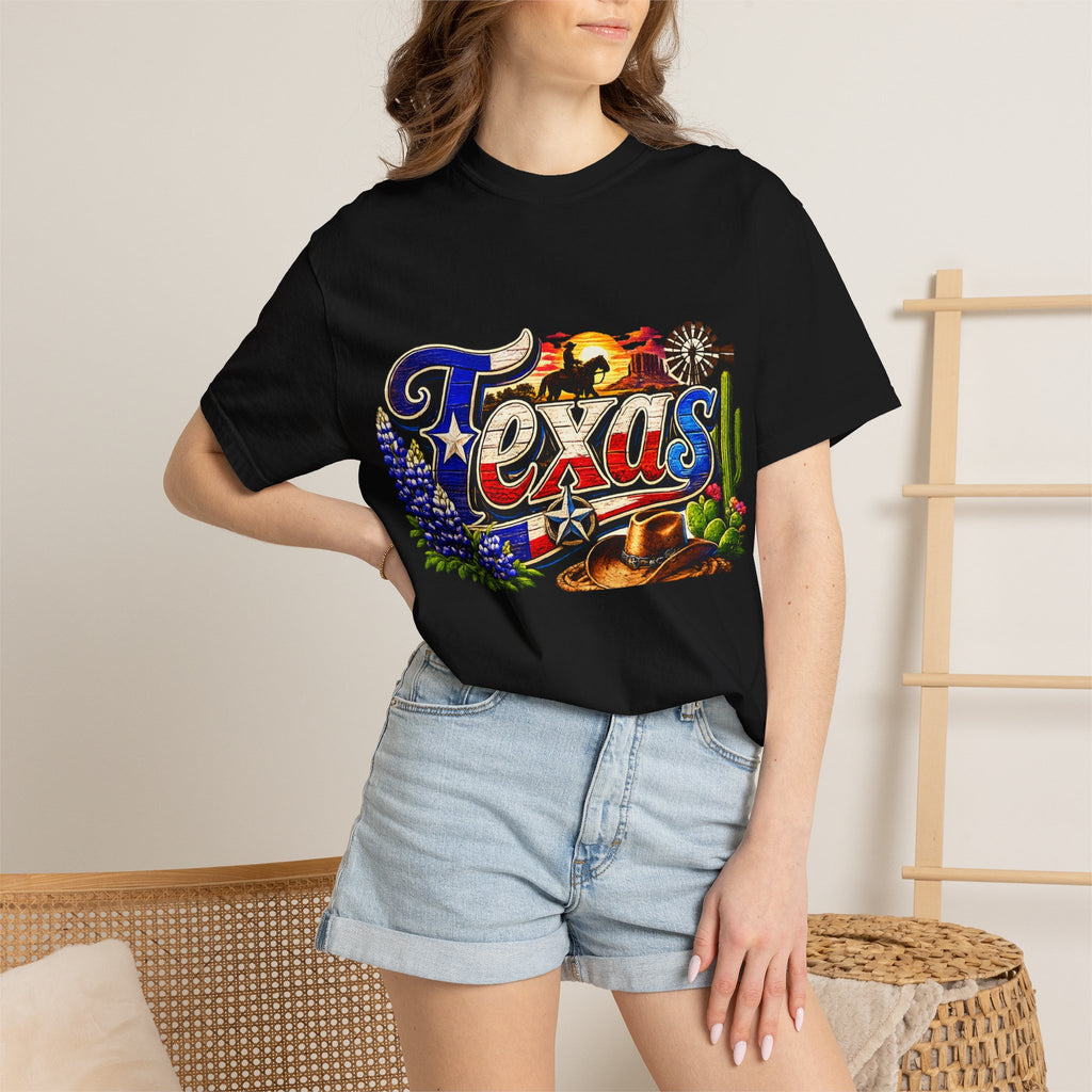 Texas Vintage Postcard T-Shirt | Lone Star State Roadtrip