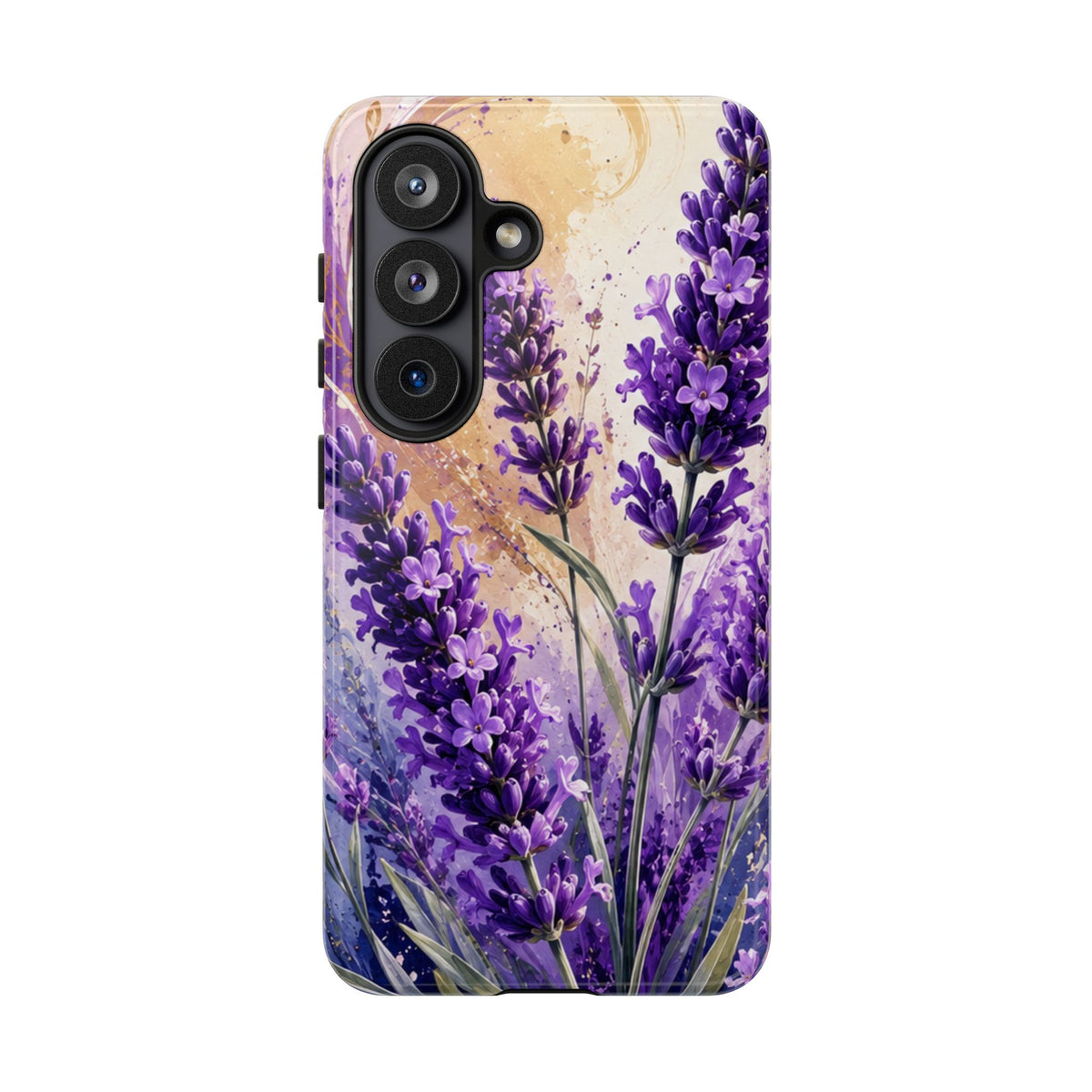 Lavender Bouquet Tough Phone Case — Protective Floral iPhone Case