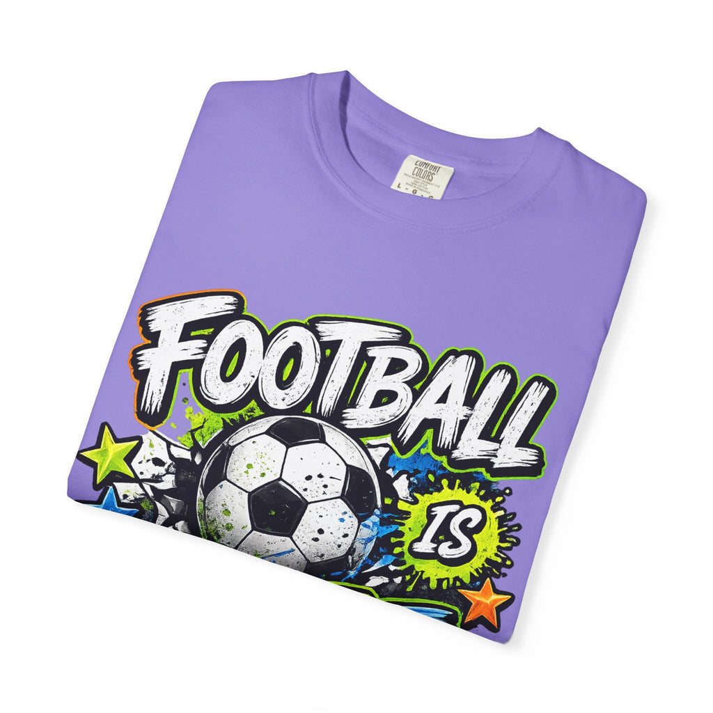 Football Is Life T-shirt | Soccer Ball Graphic Tee, Youth Sports