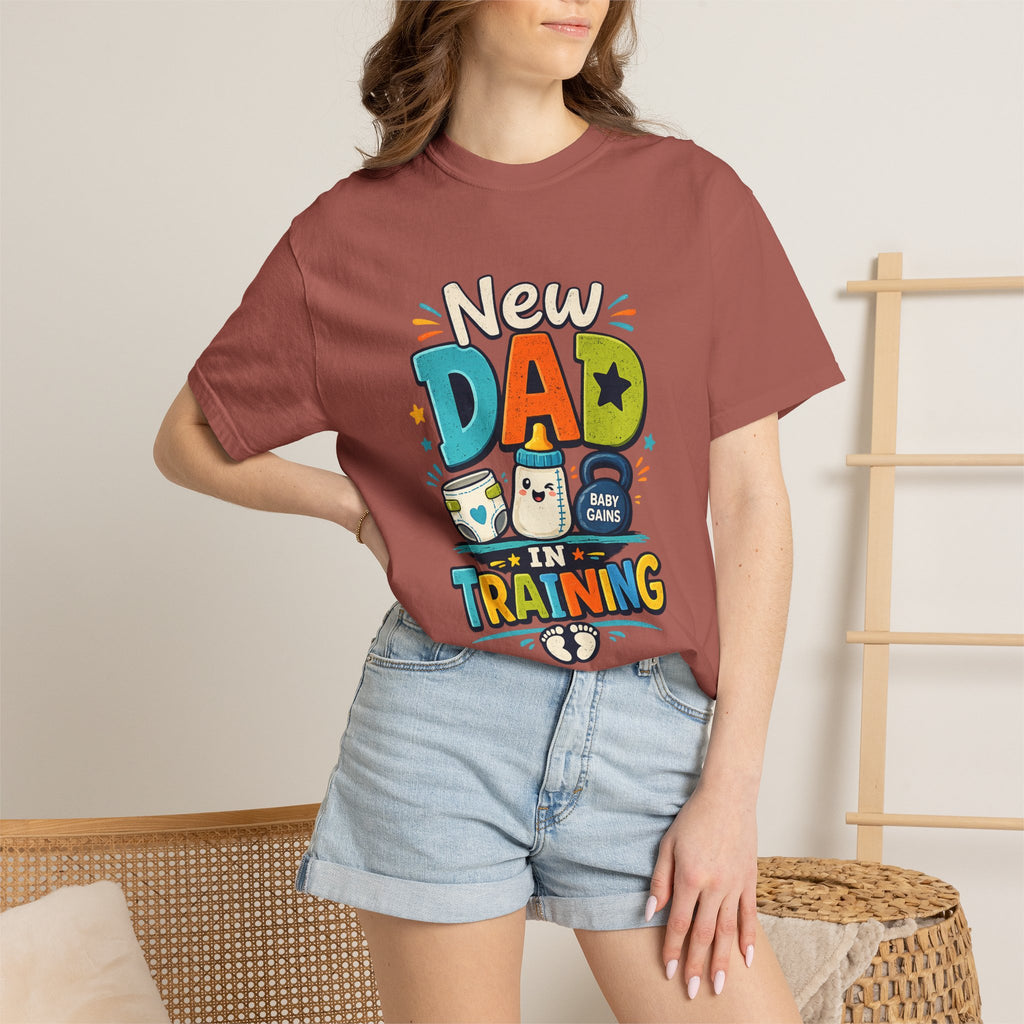 New Dad In Training Tee Shirt