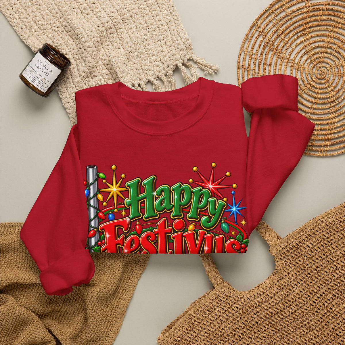 Festivus Sweatshirt – "Happy Festivus" Holiday Crewneck